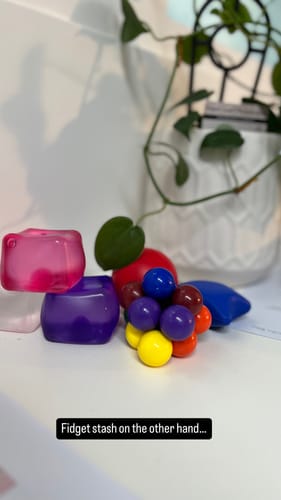 Customer photo review of Sensory Jelly Cube Fidget