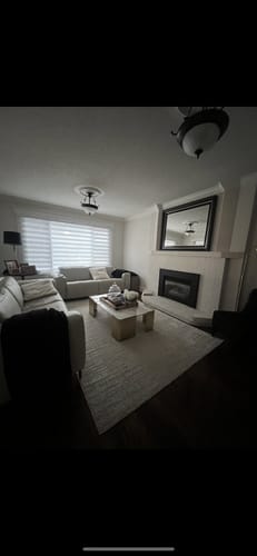 Customer photo review of Saturn Coffee Table - White Marble/Gold