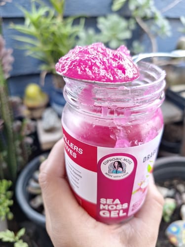 Customer photo review of Dragon Fruit Sea Moss Gel