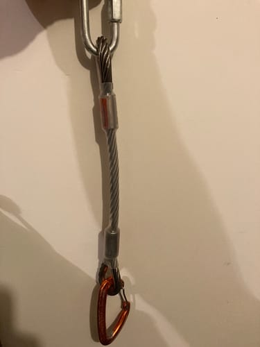 Customer photo review of PermaDraw SS3008 Cable Dogbone 316 Stainless