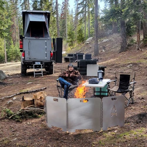 Customer photo review of The Original Fire Reflector