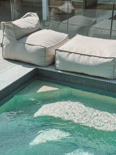 Customer photo review of BOBO BEAN BAG LOUNGER - OUTDOOR