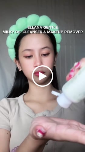 Customer video review of Gentle Milky Oil Cleanser & Makeup Remover