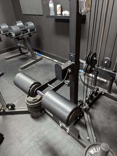 Customer photo review of Major Fitness Home Gym Equipment Leg Holder Attachment
