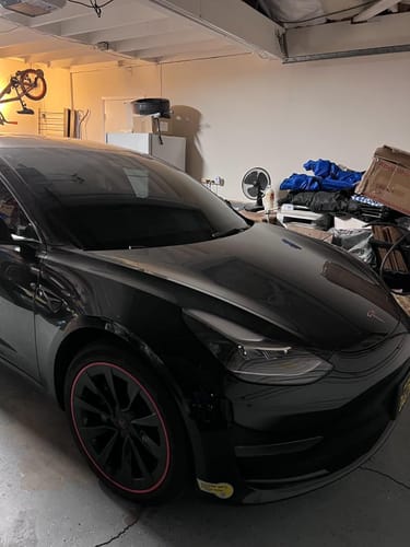 Customer photo review of EVAAM® Aluminum Alloy Wheel Rim Protector Rim Case for Tesla All Models (4 PCS) (2012-2024)