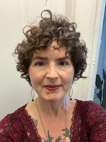 Customer photo review of Eros Drop Earring