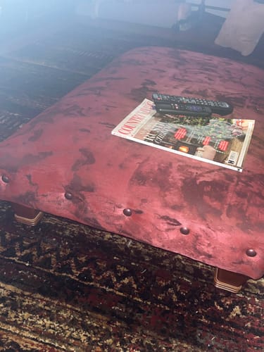 Customer photo review of Fabric Paint -- Maroon