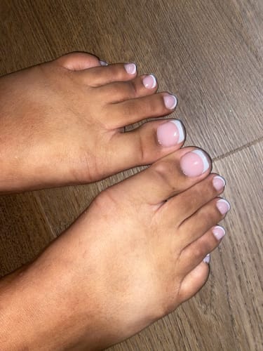 Customer photo review of XCOATTIPS® Toe Nail - French