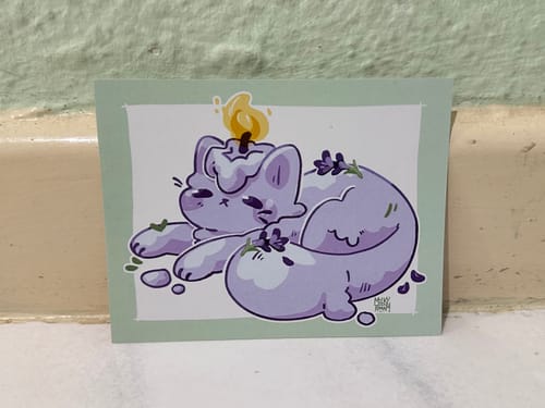 Customer photo review of Candle Kittens Mini Prints