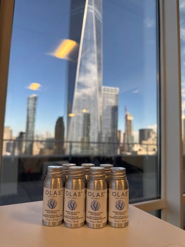 Customer photo review of OLAS Mouthrinse - 30 mL - 5-Pack Aluminum Bottles