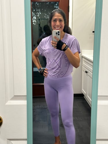 Customer photo review of Royal Change Essentials High Rise 7/8 Legging