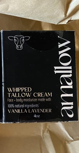 Customer photo review of Whipped Tallow Cream - Vanilla Lavender