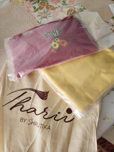 Customer photo review of Radiant Roshni (Pure Mul Cotton Saree)
