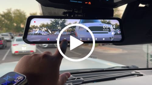 Customer video review of WOLFBOX OEM Bracket for Mirror Dash Camera