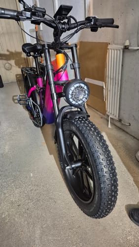 Customer photo review of CMACEWHEEL V20 750W 20" Fat Bike E-Mountain Bike with Torque Sensor 48V 20Ah Samsung Battery
