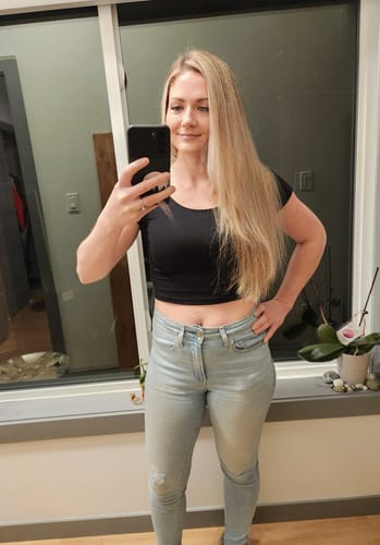 Customer photo review of Hemp Crop Top