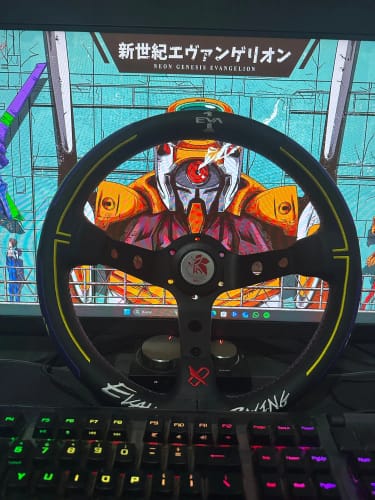 Customer photo review of Vx Racing Deep Dish Drift Steering Wheel