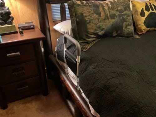 Customer photo review of Bed Rail