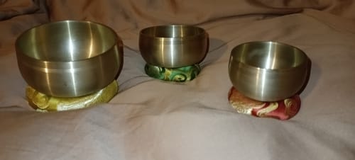 Customer photo review of Sound Healing Bowl Set