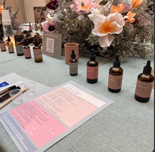 Customer photo review of Natural Perfume & Scent Creation Workshop, SHOREDITCH LONDON - £55
