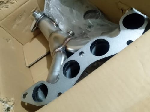 Customer photo review of Stainless Steel Manifold for Honda Civic 01-05 DX/LX EM/ES D17A