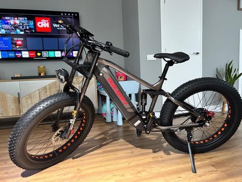 Customer photo review of Dukawey Silvertip8 1000W 26” Fat Bike E-Mountain Bike 52V 20Ah Samsung Battery SUV E-Bike