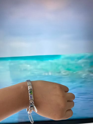 Customer photo review of Italian Bracelet Silver (18 Links)