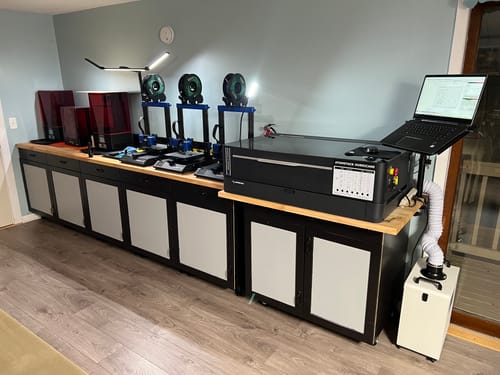 Customer photo review of AtomStack Hurricane 55W CO2 Laser Cutter