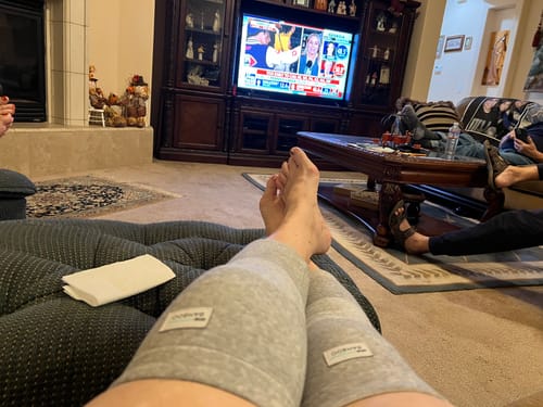 Customer photo review of Premium Bamboo Knee Sleeve (Single)