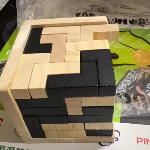 Customer photo review of CleverCraft™ Wooden Puzzle Cube