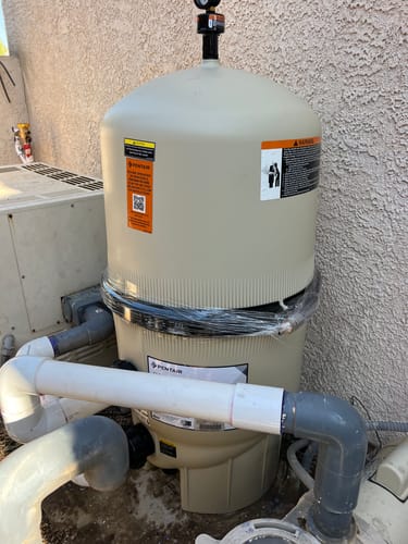 Customer photo review of Pentair 160301. Filters. Clean & Clear Plus Cartridge. 420 Filter. TradeGrade.