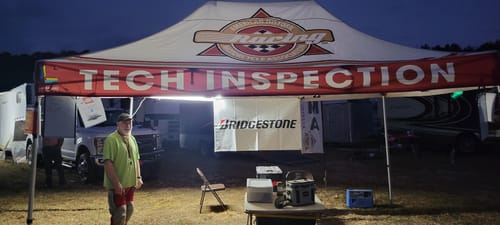 Customer photo review of Racing Canopy Pit Light Set - 10,000 Lumens