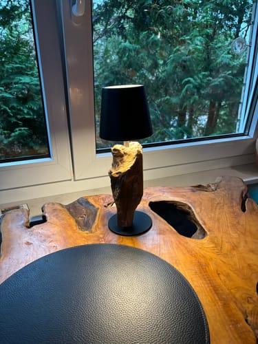 Customer photo review of LED Akku Tischlampe SERA kabellos Schirm Schwarz