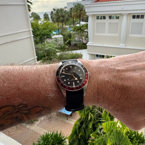 Customer photo review of Glomar Explorer - Hook And Loop Watch Strap