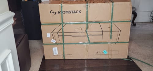 Customer photo review of AtomStack Hurricane 55W CO2 Laser Cutter