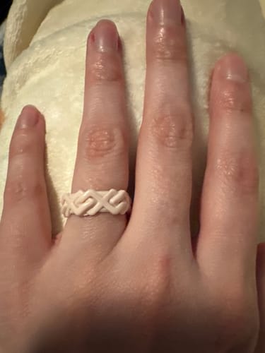 Neona G. review of GIFT RING Women's Silicone Ring Space collection. Soft, Comfortable & Durable Wedding Band. US Design Patent image 1 out of 1