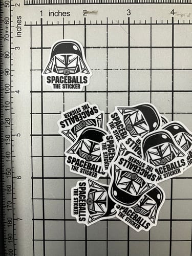 Customer photo review of Cut to Shape Stickers