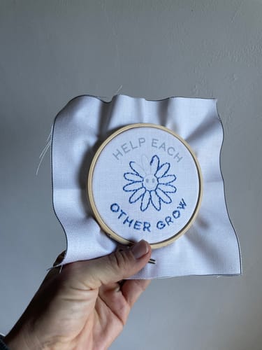 Customer photo review of Free Embroidery Kit