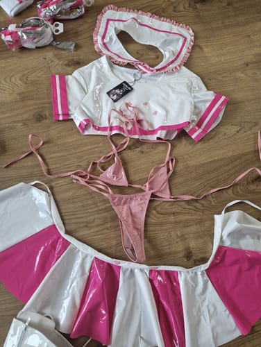 Customer photo review of KORURACLUB-Love-heart cheerleader Sailor Lingerie(6-Piece Set) YV50722