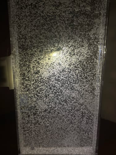 Customer photo review of Snowfall Lamp