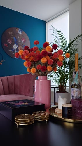 Fotorecensie van een klant over Zijden Kiku Bloemen - Mix