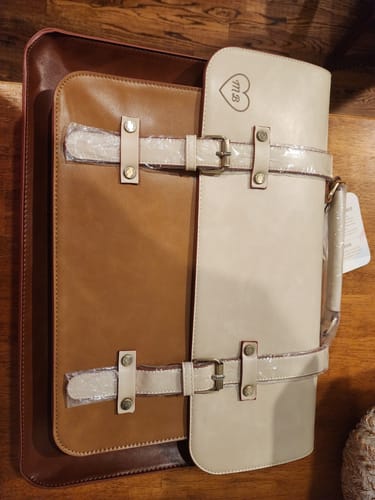 Customer photo review of Sombre Vintage Briefcase