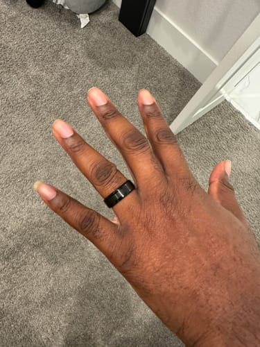 Customer photo review of TUNGSTEN ROUNDED BRUSHED BAND
