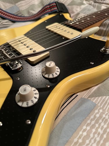 Customer photo review of Roadster - Jazzmaster Pickguard - in Matte Black