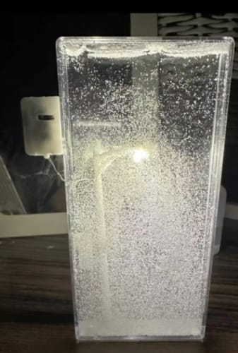Customer photo review of Snowfall Lamp