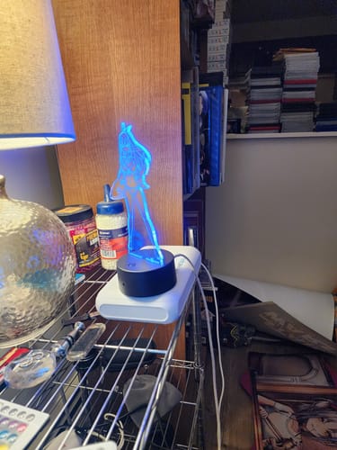 Customer photo review of Erza Beach Otaku Lamp (Fairy Tail)