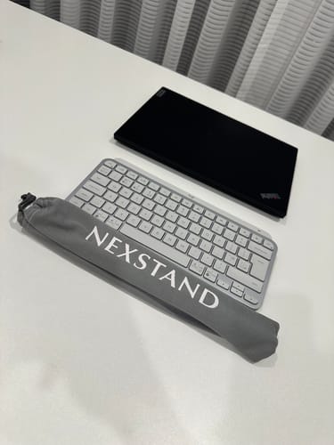 Customer photo review of Nexstand K1 Carbon Fiber Laptop Stand