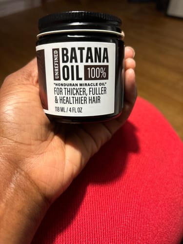 Customer photo review of 100% Unrefined Batana Oil 4 oz