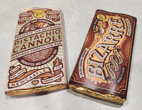 Customer photo review of Pistachio Cannoli Inspired What D'Yee Want Wednesday Bar