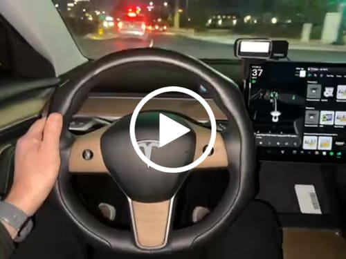 Customer video review of EVAAM® Leather Steering Wheel Cover for Tesla Model 3/S/X/Y (2012-2023)